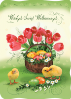 Wiosenna Kartka Wielkanocna BW 37